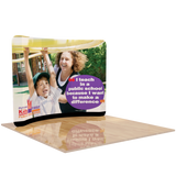 10ft Curved Tension Fabric Display - FREE SHIPPING