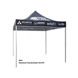 10ft Aluminum Pop Up Tent with Graphic - FREE SHIPPING